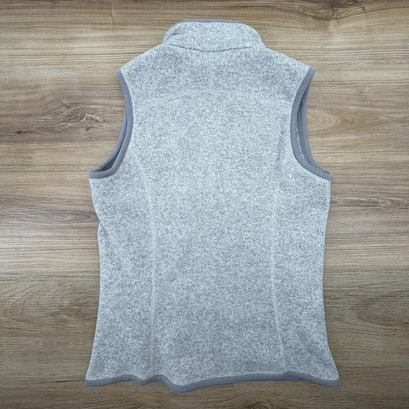 Patagonia Better Sweater Vest Women's Small Knit Fleece Lined Charcoal Grey - Picture 4 of 6